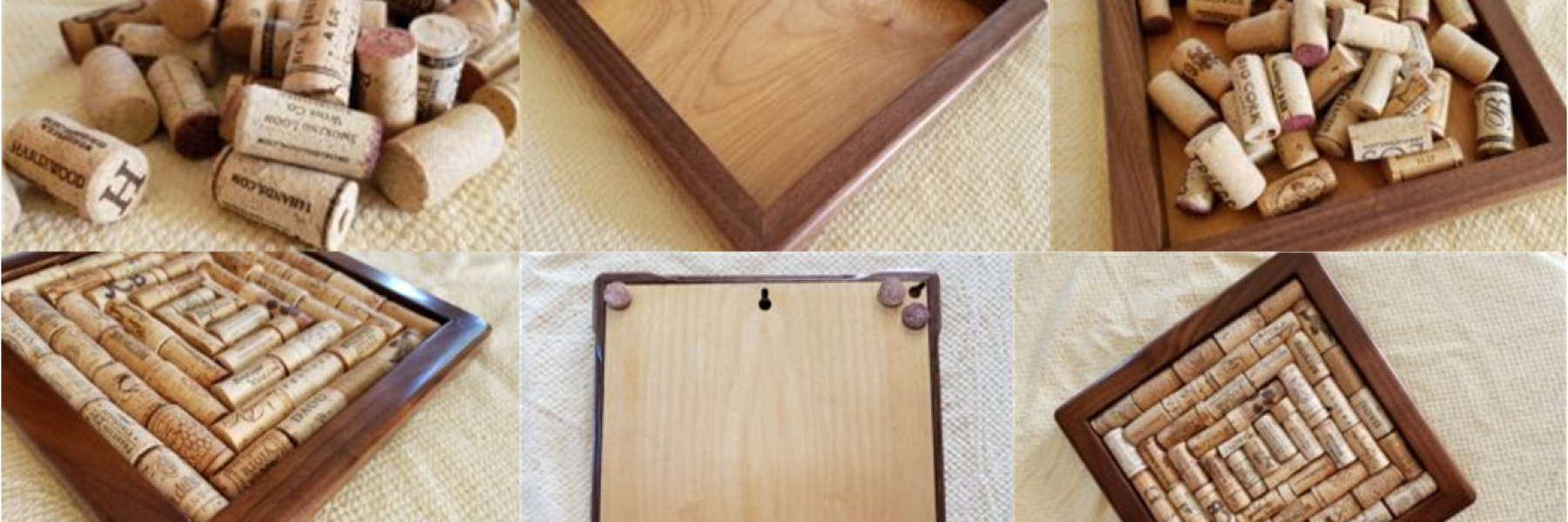 Cork Trivet Making on Wood Frame at Hangout for Art